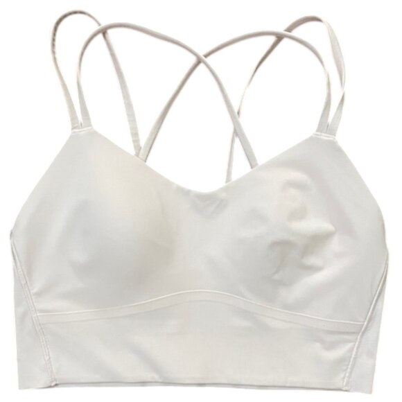 Lululemon Like a Cloud Longline Bra Pink Womens Size Small? Light Support - Picture 1 of 5